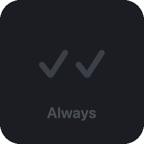 Always allow, idle