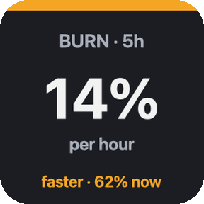 Burn rate